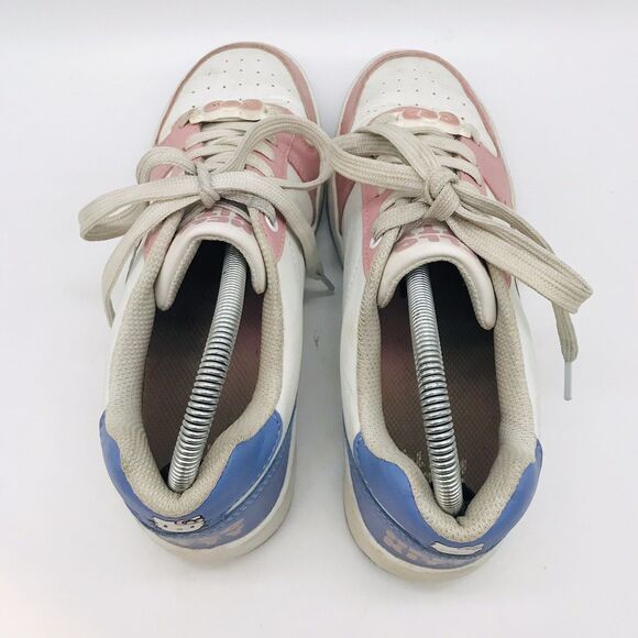 Hello Kitty Casual Court Sneakers by Sanrio Women's 8 White Pink Blue Limited - Picture 6 of 11